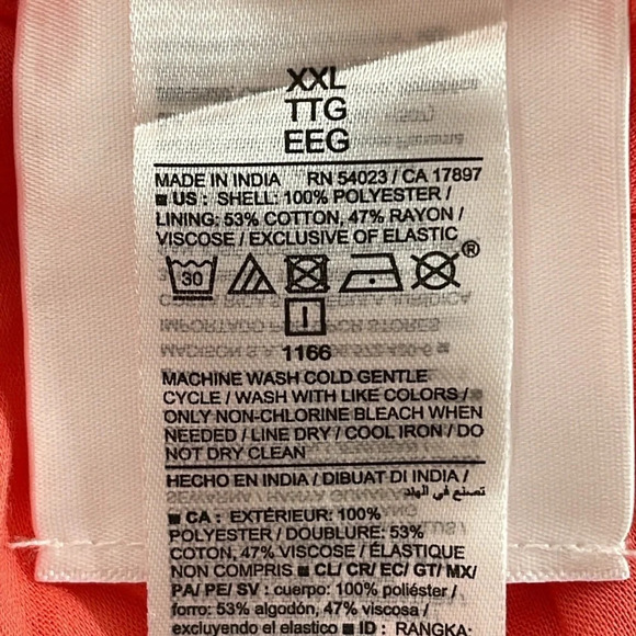 OLD NAVY Shirred Mock-Neck Tie-Back Blouse Size 2XL NEW - Picture 11 of 16